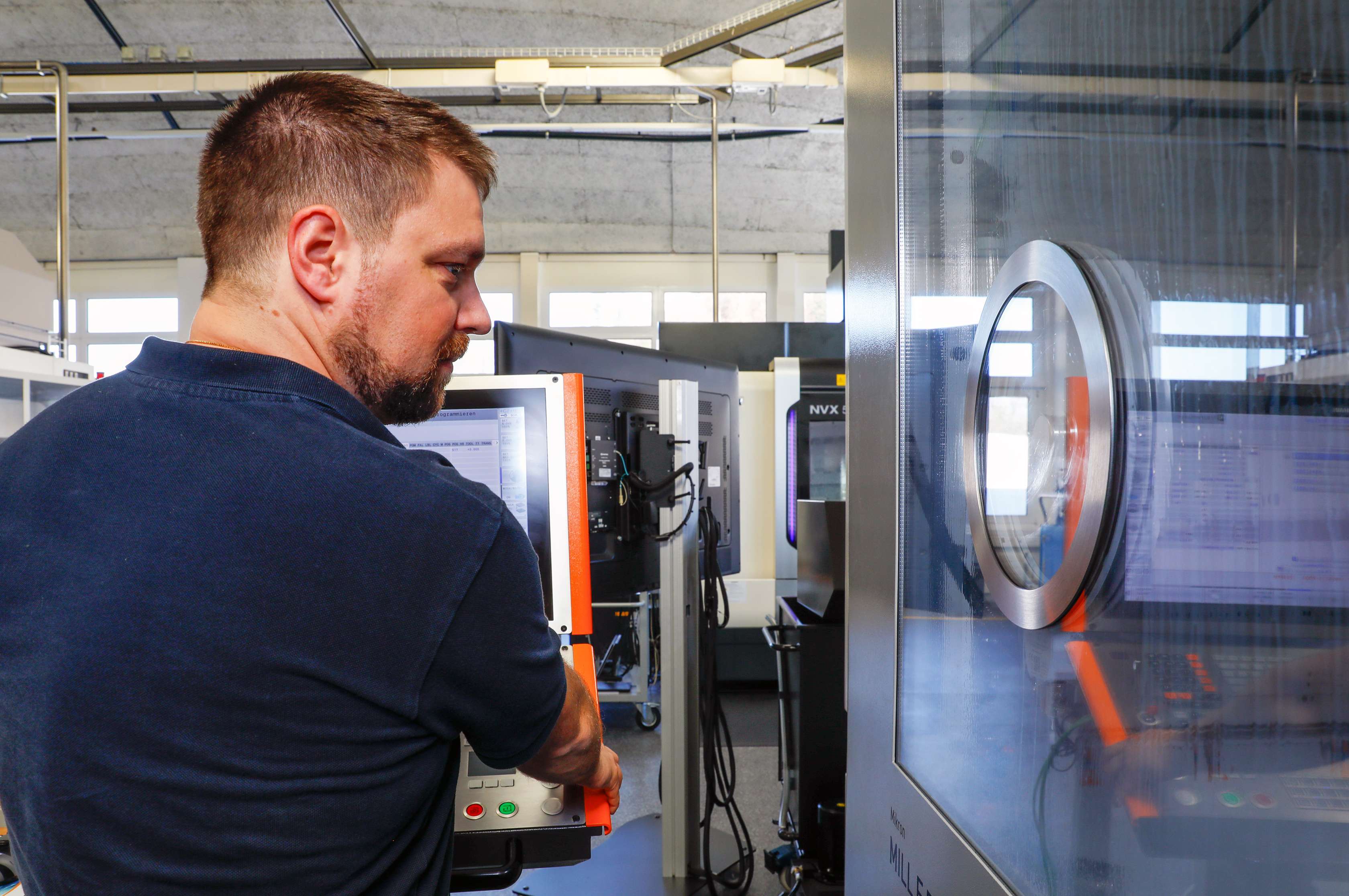 Easy machine setup thanks to the Rotoclear S3.